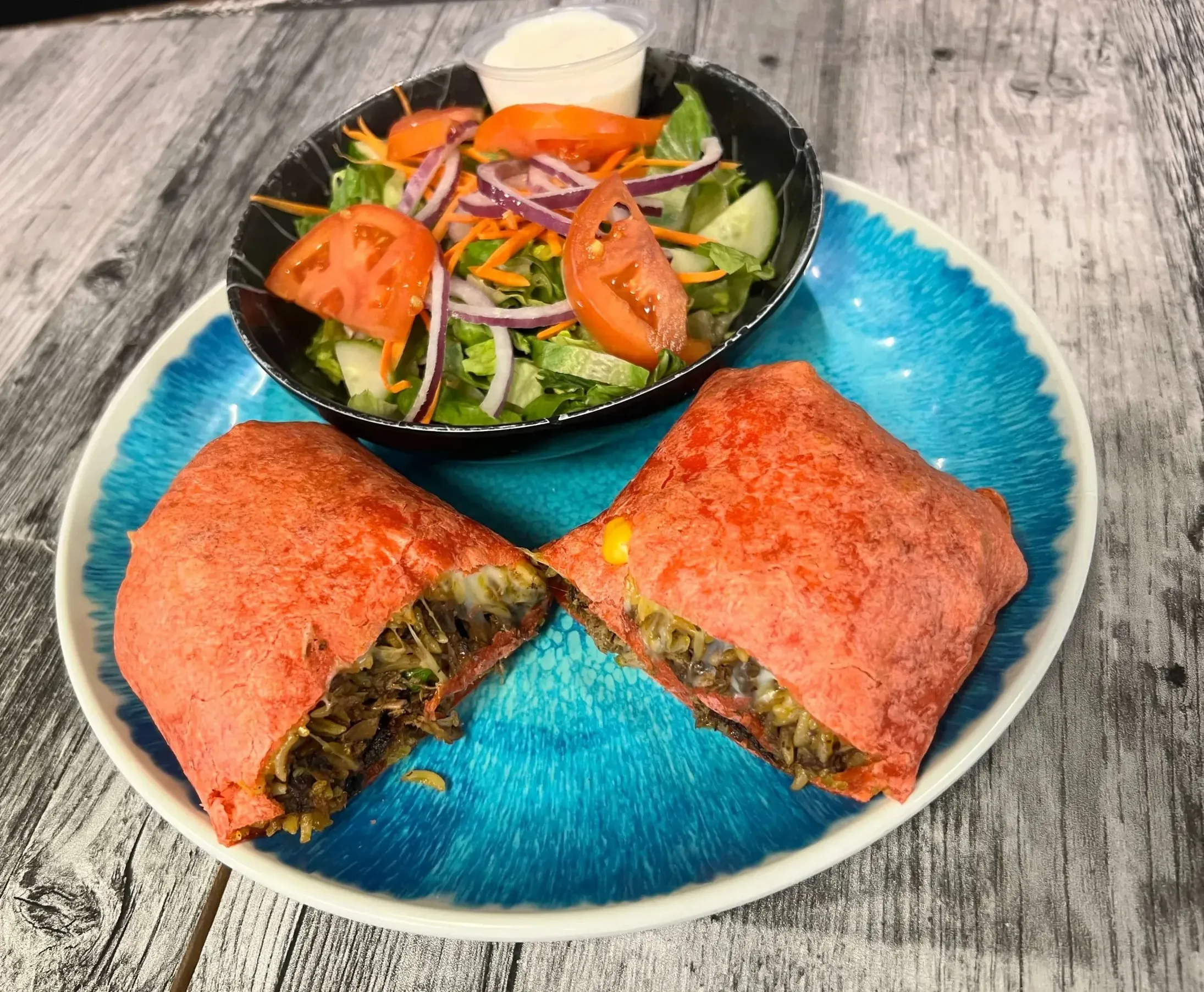 Loaded poutine and sides at Wings 4 U wing restaurant in Argyle London ON